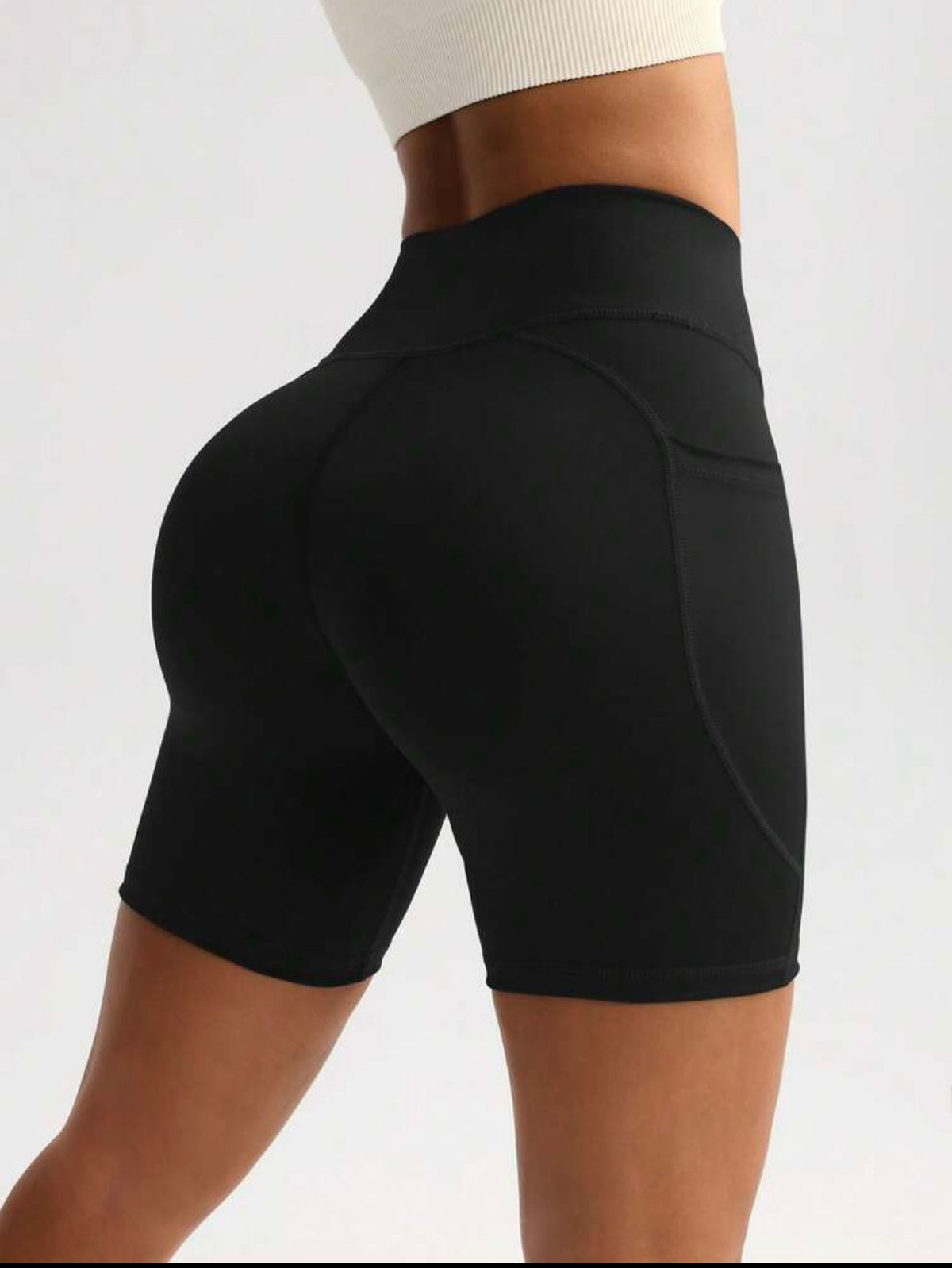 Short licra deportiva negra