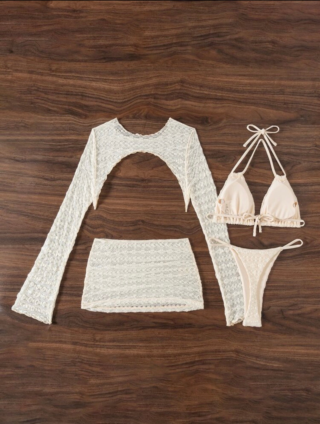 Traje de baño, 4 piezas