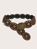 Cinturon bohemico marron