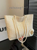 Bolso tejido tipo playero