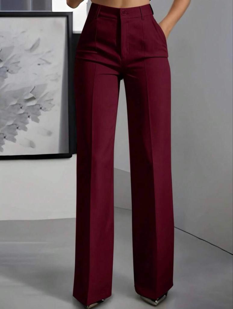 Pantalon vino alto