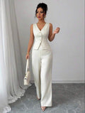 Conjunto blanco elegante