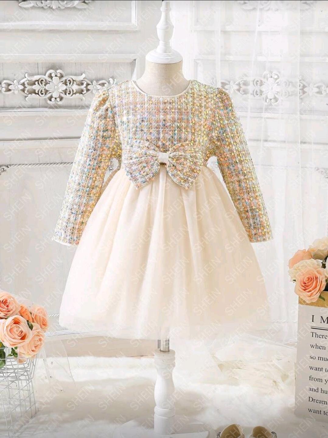 Vestido tipo tejido