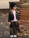 Chaqueta de cuero negra