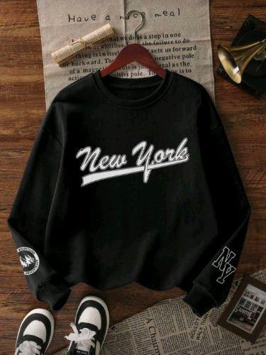 Sueter negro new york
