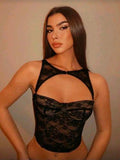 Corset cuello alto