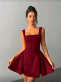 Vestido vinotinto