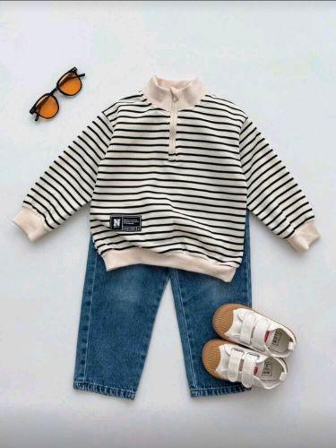 Conjunto de sueter con cierre y jean