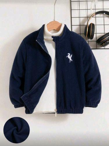 Sueter de hilo azul marino