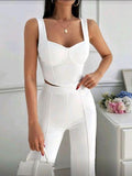Conjunto blanco de top