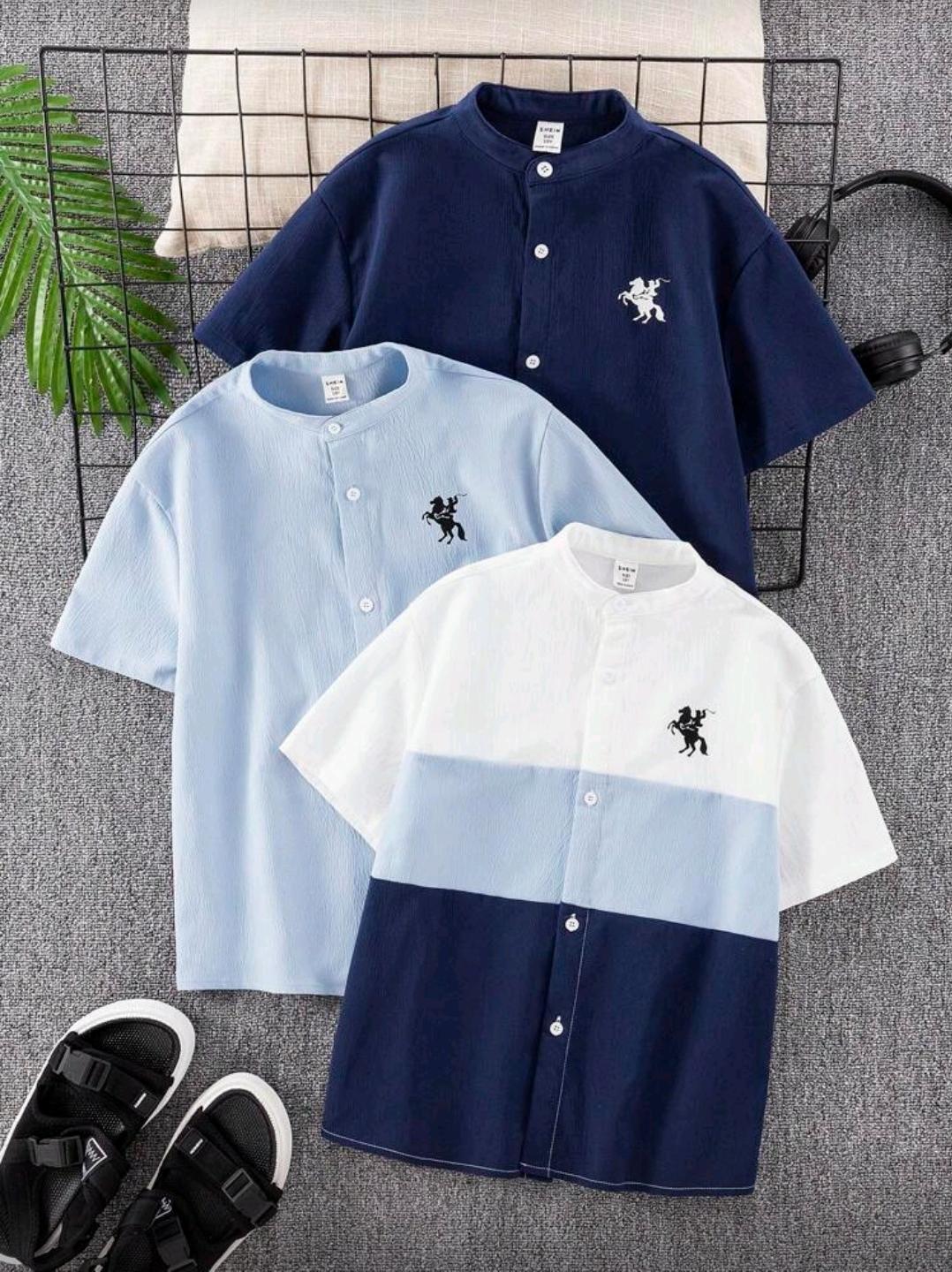 Camisa cuello mao