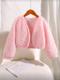 Sueter peludo rosado T5