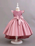 Vestido rosado con lentejuelas  T7