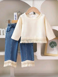 Conjunto de flecos y jean