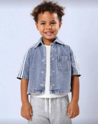 Camisa manga corta de jean