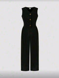 Conjunto negro de chaleco