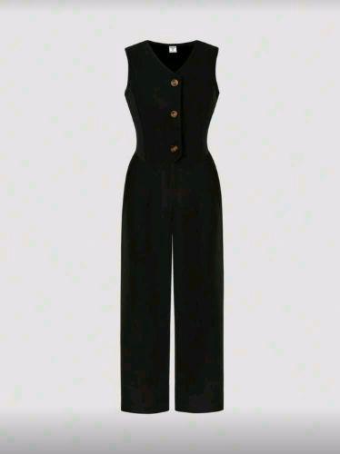 Conjunto negro de chaleco