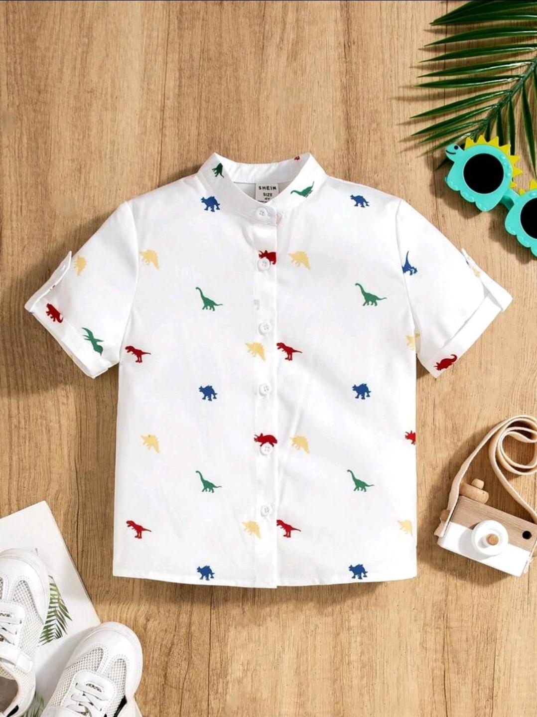 Camisa de dinosaurios T4 - 7Y
