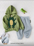 Conjunto de mono y buzo de dinosaurio T4