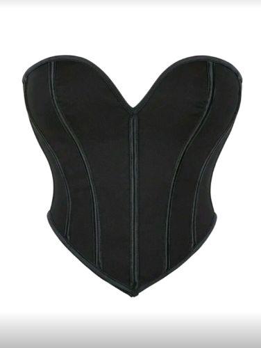 Corset tipo corazon negro