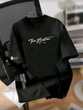 Franela negra oversize