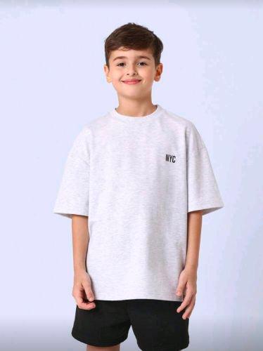 Franela gris oversize nyc