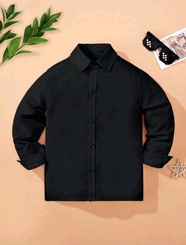 Camisa negra 8y hasta 14y