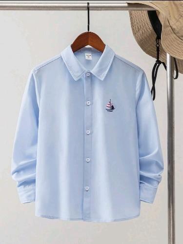 Camisa azul 10y y 12