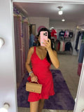 Vestido rojo casual