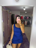Vestido casual azul