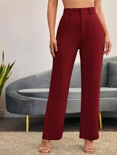 Pantalon color vino