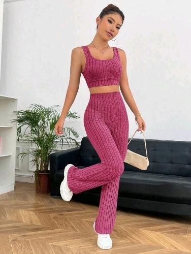 Conjunto deportivo color fucsia
