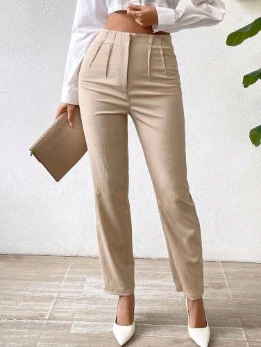 Pantalon tipo zara color crema