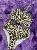 Traje de baño animal print en S