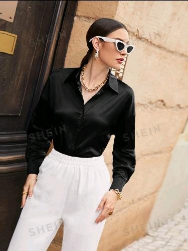 Camisa satinada L