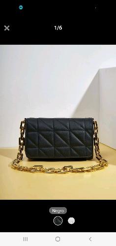 Cartera tipo sobre negro