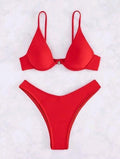Traje de baño rojo L