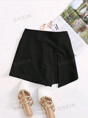 Falda short negro