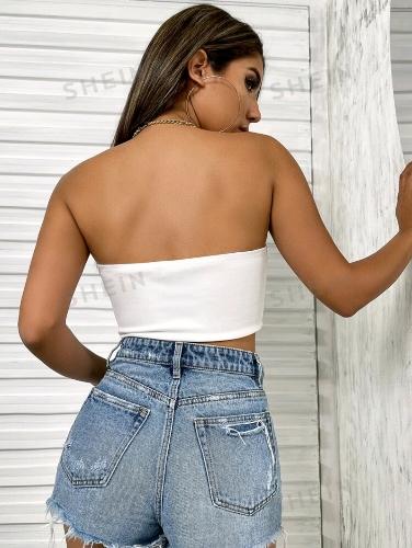 Top strapple blanco