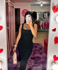 Vestido negro 3/4