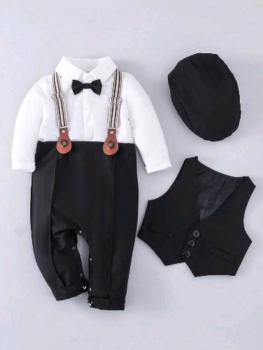 Conjunto para niño con boina