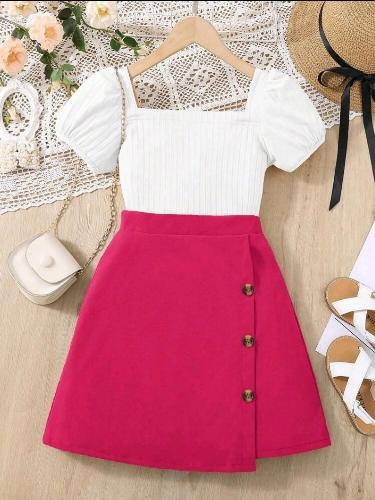 Conjunto con falda